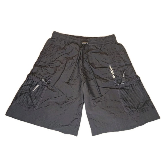 adidas Pants - Adidas Originals Adventure Woven Cargo‎ Shorts Men's Black Size Extra Small